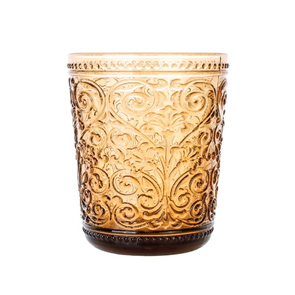 CRYSPO TRIO Σετ Ποτήρια Ουίσκυ 6τμχ Γυάλινα Tiero Brown 300ml CRYSPO TRIO 52.906.51 (Υλικό: Γυαλί, Χρώμα: Καφέ, Μέγεθος: Σωλήνας) - CRYSPO TRIO - 52.906.51